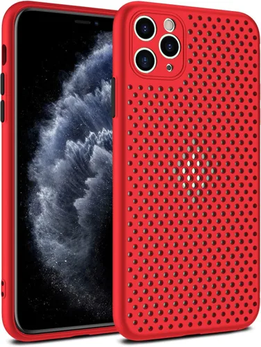 Vista 7 de Funda de disipación de calor para teléfono, nueva funda celular permeable con agujeros para disipación de calor, protección completa de lente