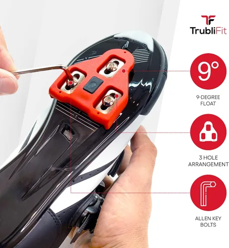 Vista 9 de Tacos de repuesto para bicicleta compatibles con zapatos Peloton y pedales Look Delta