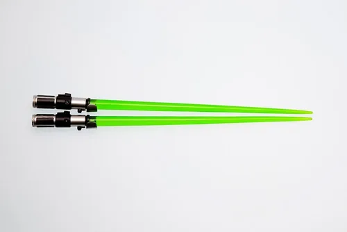 Vista 4 de Star Wars - Palillos de sable láser Yoda (versión renovada) Kotobukiya