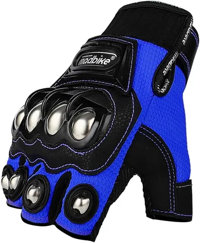 Vista 8 de Guantes de motocicleta Flujo de aire de acero nudillos pantalla táctil BMX MX ATV MTB Motocross Dirt Bike Racing Downhill guantes