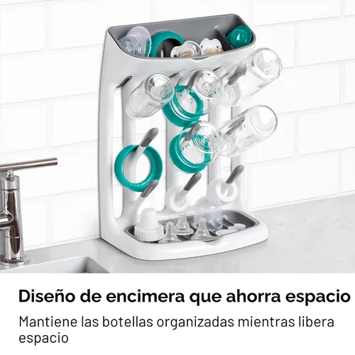 Vista 3 de OXO Tot plástico ahorro de espacio estante de secado para cocina