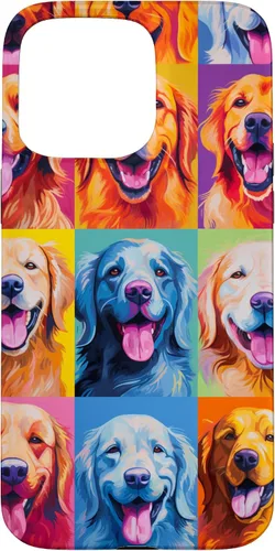 Vista 31 de Carcasa para iPhone 16 Golden Retriever Dog Owner