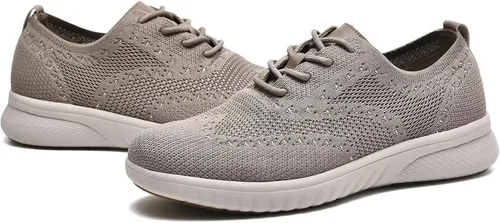 Vista 7 de TIOSEBON Zapatos deportivos Oxoford para caminar para hombre, zapatos casuales de malla de trabajo