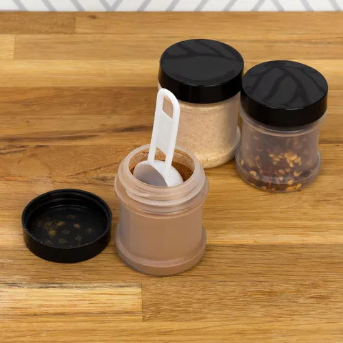 Vista 8 de Cornucopia Brands Paquete a granel de cucharaditas medidoras (paquete de 24); cucharas de 0.2 fl oz / 5 cc que caben dentro de una botella