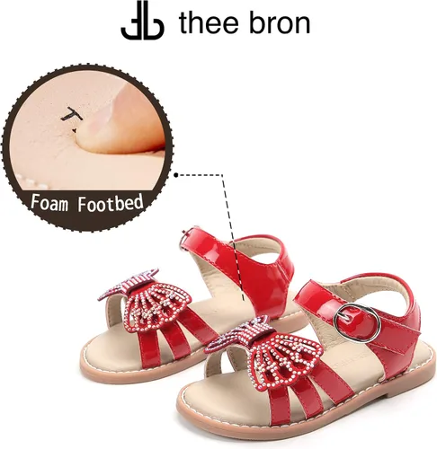 Vista 4 de THEE BRON Sandalias para niñas y zapatos de vestir de verano