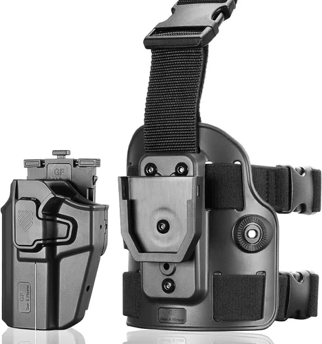 Vista 9 de Funda universal OWB para Glock/S&W/Sig/Springfield/CZ/Beretta/Taurus/Canik/FN/ 1911/Walther, se adapta a más de 100 pistolas para pistolas compactas
