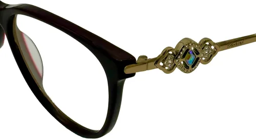 Vista 3 de Gafas graduadas Chopard VCH 256 S Burgundy 0AR3, Borgoña