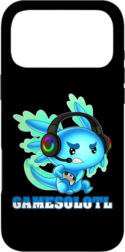 Vista 22 de Gamesolotl Gaming Gamer Axolotl Case for iPhone 17