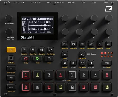 Vista 9 de Elektron Analógico Rytm MKII Ordenador y Sampler de 8 Voces