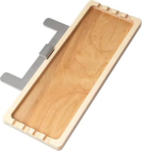 Vista 4 de u.go Plein Air - Bandeja lateral de madera para cualquier lugar, 4 x 11 pulgadas, compatible con cajas de pochade U.go, accesorios de caballete
