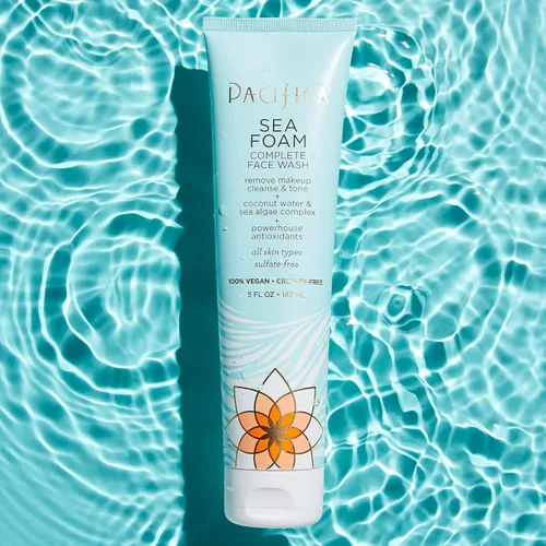 Vista 3 de Pacifica Beauty - Jabón facial completo, limpiador facial diario suave para todo tipo de piel, elimina el maquillaje, el aceite y la suciedad