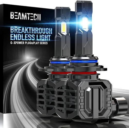 Vista 9 de BEAMTECH Bombilla antiniebla H/4, 2 piezas Bombilla H4, 6500K, sin ventilador, estable, apta para motocicleta