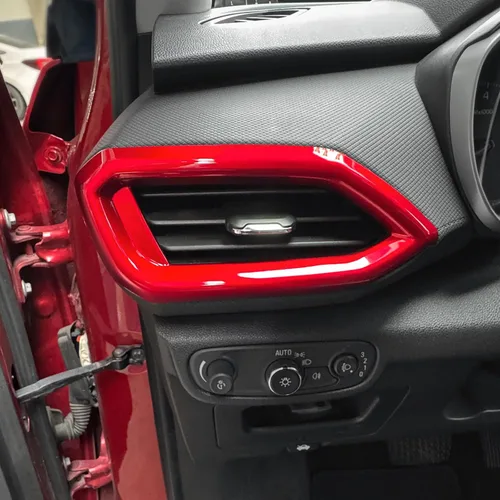 Vista 10 de YOUTOOCAR Cubiertas de salida de aire compatibles con accesorios Chevy Trailblazer 2020-2024 (patrón de fibra de carbono)