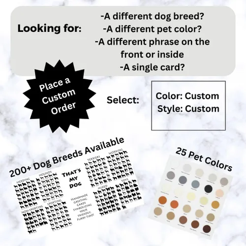 Vista 5 de Black Doodle Bernedoodle - Tarjetas de Navidad (10 unidades), hechas a mano, base blanca, perro con sombrero de Papá Noel Negro