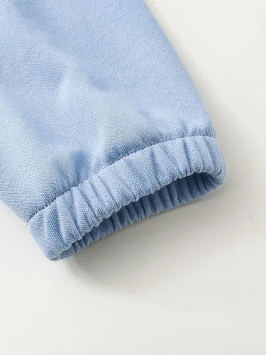Vista 5 de Floerns Ropa con estampado gráfico para niñas, pantalones deportivos con chaqueta de 3 piezas