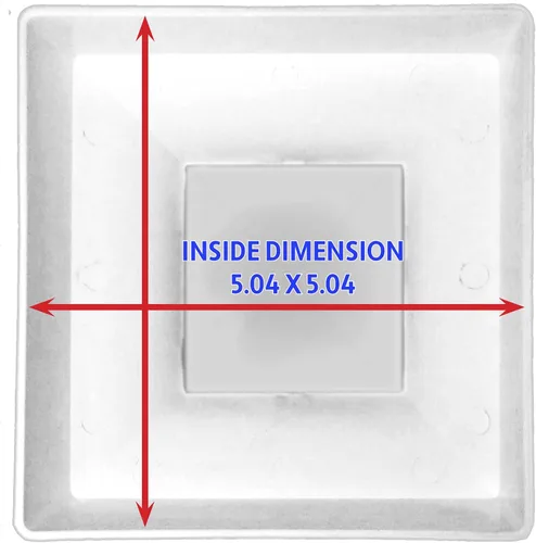 Vista 3 de Jake Sales 4" White Vinyl Ball Post Cap for Vinyl, PVC & Plastic Fence 2-ct
