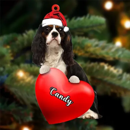 Vista 10 de Adornos de Navidad personalizados para perros, nombre personalizado, adorno de Malamute de Alaska, adornos acrílicos, regalos de Navidad, amantes