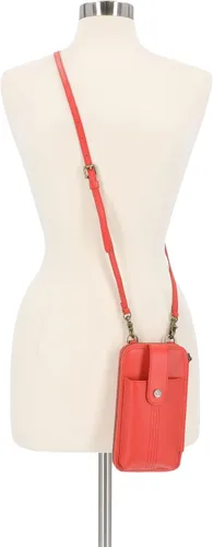 Vista 4 de Timberland Bolso bandolera de cuero RFID para teléfono