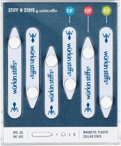 Vista 8 de Würkin Stiffs Varillas Magnéticas de Plástico para Cuello Como se Vio en Shark Tank Insertos de Cuello Stiff-N-Stays