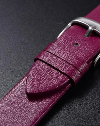 Vista 4 de uxcell Correa de cuero genuino de varios tamaños, correa de reloj de cuero fina y elegante plana para hombres y mujeres