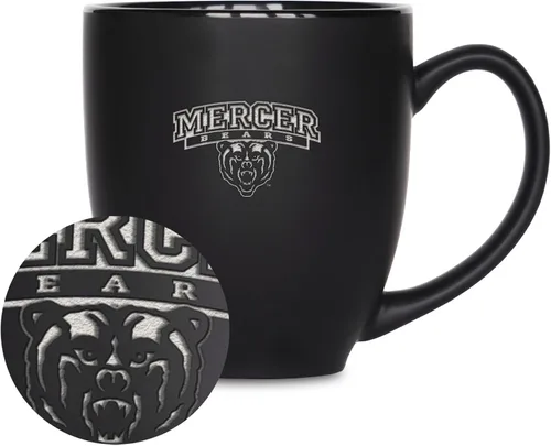 Vista 33 de Rico Industries - Taza de cerámica mate negra con grabado láser estándar de 15oz para NCAA (escuelas T & U) - Para bebidas calientes o frías