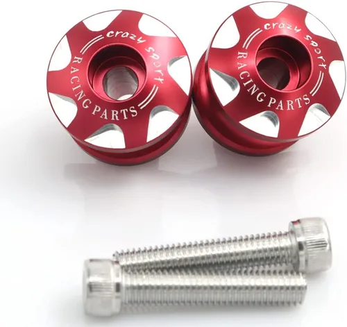 Vista 3 de crazy sport Carretes de basculante de 0.315 in Soporte deslizante Tornillos M8 compatibles con SUZUKI GSX-S GSXS 750 950 1000 GSXR 150 125 600