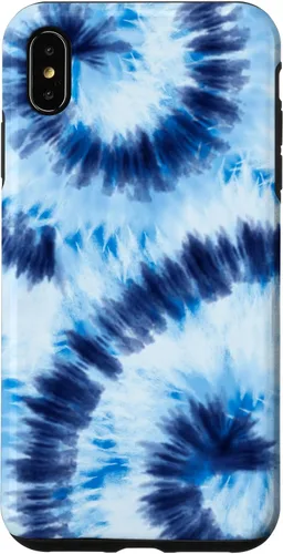 Vista 11 de Blue Tie Dye Swirl Case for iPhone 17