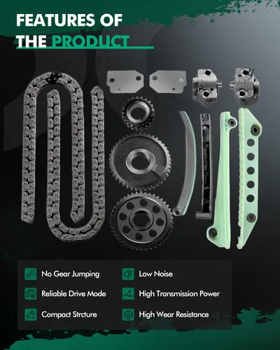 Vista 5 de SCITOO TS10387BC Kit de cadena de distribución de motor para Ford para Lincoln F-150 Town Car Grand Marquis Crown Victoria E-150 Club Wagon E-150