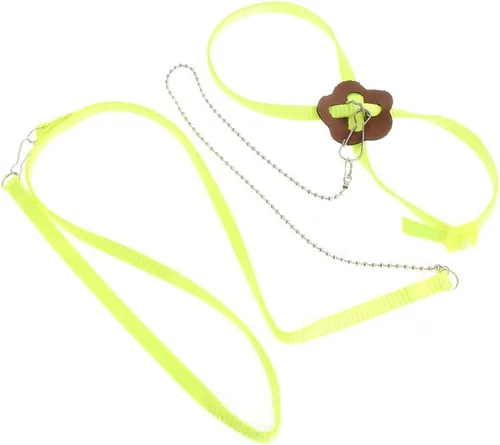 Vista 6 de Adjustable Bird Harness 3.94 Ft Long Leash Kit Outdoor Flying Training Rope for Small Birds Parrots Anti Toys African Grey for Small Parrots for