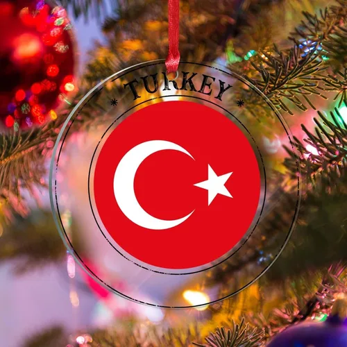 Vista 17 de Bandera de Albania, silueta de adorno de Navidad para niños, bandera nacional, recuerdo, decoraciones de Navidad de Albania, regalos de recuerdo