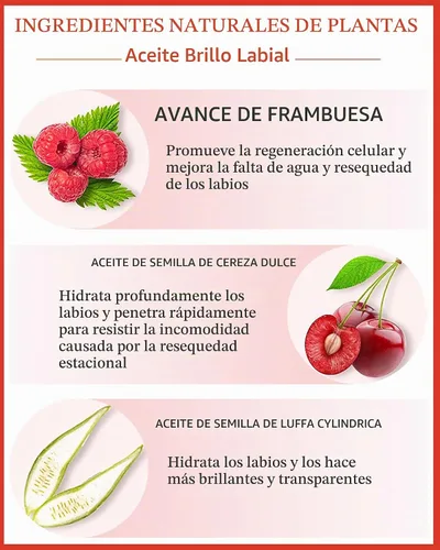 Vista 2 de Aceite hidratante para labios, tinte de brillo de labios de palisandro para mujeres Rosewood