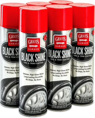 Vista 7 de Griot's Garage 10938 Revestimiento negro para neumáticos con acabado brillante.