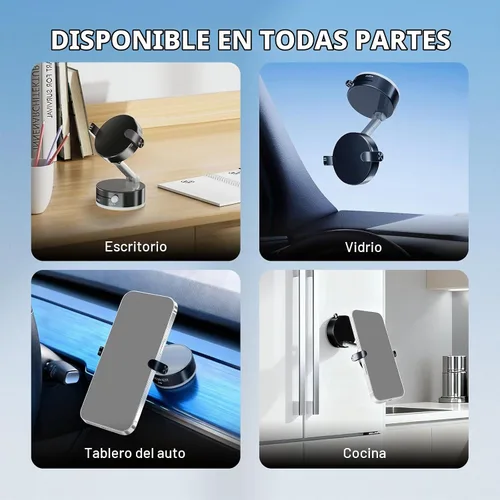 Vista 5 de NEEWER Versión de nivel de entrada, soporte magnético para teléfono celular, soporte plegable con ventosa al vacío para tu parabrisas de automóvil