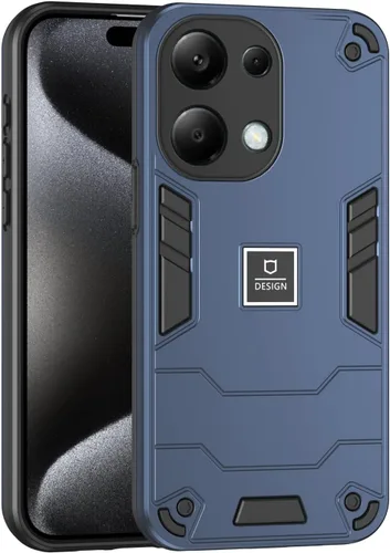 Vista 439 de Funda compatible con Redmi A1, compatible con Redmi A2 2 en 1 [PC dura + TPU], funda de teléfono negra