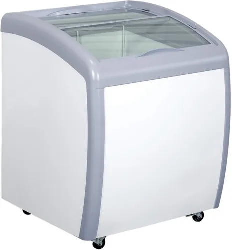 Vista 2 de AFE XS-160YX Congelador de pecho con tapa de vidrio curvado - 26" de ancho