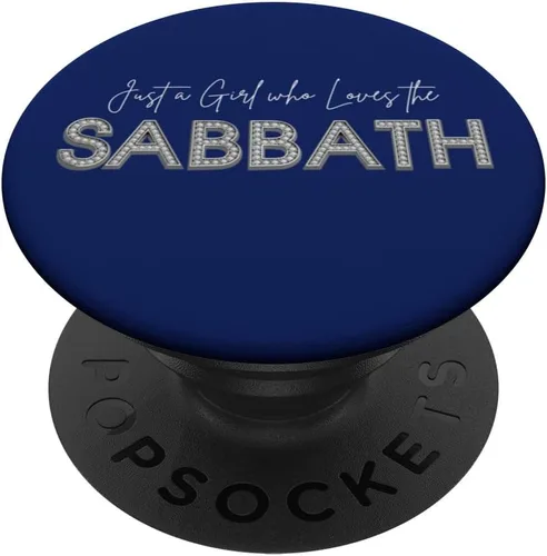 Vista 6 de Just a Girl who Loves the Sabbath. 7th Day Sabbath Keeper PopSockets MagSafe PopGrip for iPhone