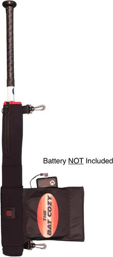 Vista 3 de Calentador de bate, funda eléctrica para bates de sóftbol y béisbol, alimentado por cargador de banco de energía portátil USB de 5 V/3 A para un