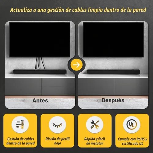 Vista 7 de DataComm Electronics Kit de alimentación empotrado, administración