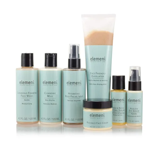 Vista 3 de elemeni - Suero de levantamiento facial y cuello, reafirma esculpe el cuello y el escote, antienvejecimiento, ácido hialurónico, DMAE, ácido alfa