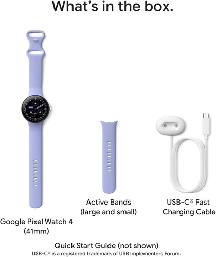 Vista 12 de Google Pixel Watch 4 (41mm) - Reloj inteligente Android - Monitor de frecuencia cardíaca y seguimiento del sueño - Batería de 30 horas - Seguimiento