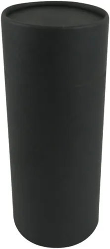 Vista 5 de WENPACK Paquete de 12 tubos de cartón con tapa, recipiente redondo de cartón (2.44 pulgadas de profundidad x 2.36 pulgadas de alto, Kraft)