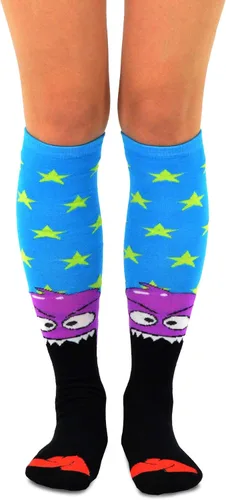 Vista 3 de Calcetines para mujer, diseño de Navidad, San Valentín, San Valentín, San Valentín, Halloween, 9 pares