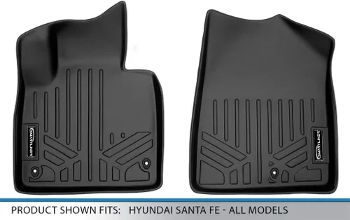 Vista 4 de MAXLINER Juego de alfombrillas de primera fila para Hyundai Santa Fe 2013-2018