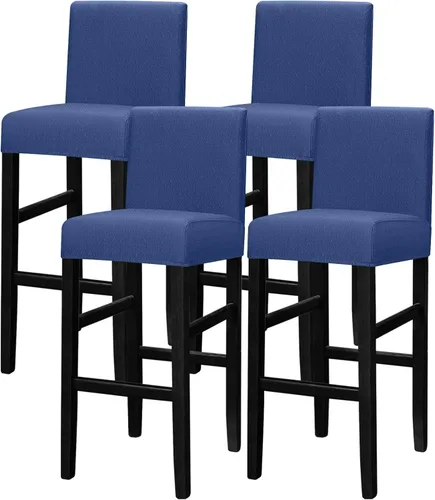 Vista 33 de Lellen - Fundas para taburete de bar de jacquard, fundas para silla de taburete de bar, fundas para silla de bar, fundas para taburete de bar