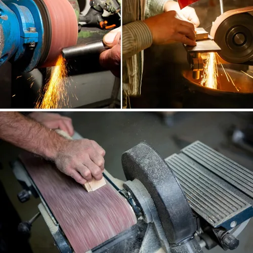 Vista 4 de Cinturón de lijado de 4 x 36 pulgadas, bandas lijadoras de banda de 40 granos, mejor para lijar madera, metal y pintura (paquete de 4)