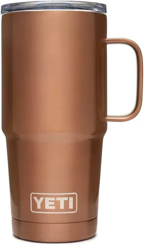 Vista 13 de YETI - Vaso de viaje Rambler de 20 onzas, de acero inoxidable, aislada al vacío con tapa fuerte Stronghold Blanco