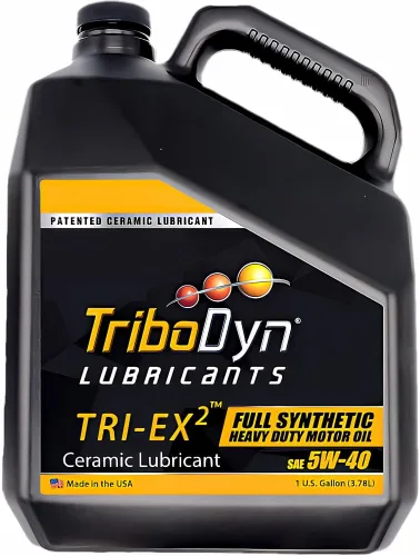 Vista 11 de TRI-EX2 - Aceite de motor sintético resistente 5W-40, tecnología patentada de revestimiento cerámico, API CK-4 CJ-4 SN, drenaje extendido, sintético