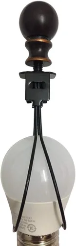 Vista 4 de Lamp Shade Light Bulb Clip Lampshade Adapter - Finial and Lampshade Levellers for Clip On Light Bulbs