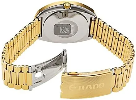 Vista 4 de Rado R12413343 The Original L - Reloj automático para hombre con esfera dorada