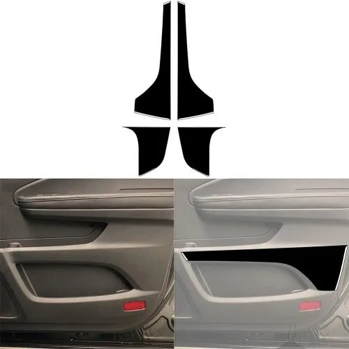 Vista 14 de 4 calcomanías para auto con diseño de pilar en el interior del espejo retrovisor compatible con Ridgeline 2017 2018 2019 2020/Passport